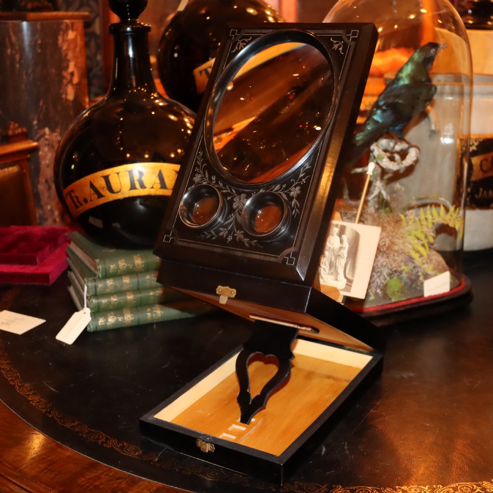 A Victorian Graphoscope or Magnifying device