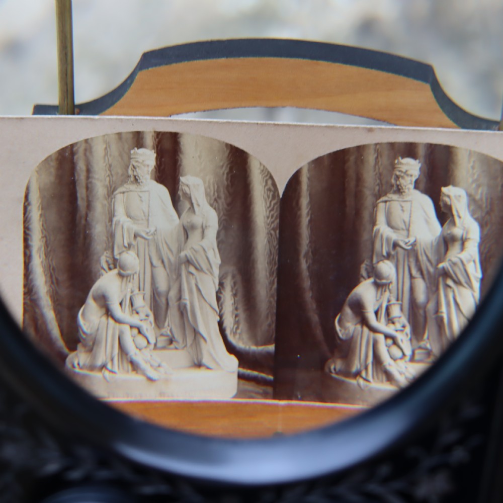 A Victorian Graphoscope or Magnifying device View II