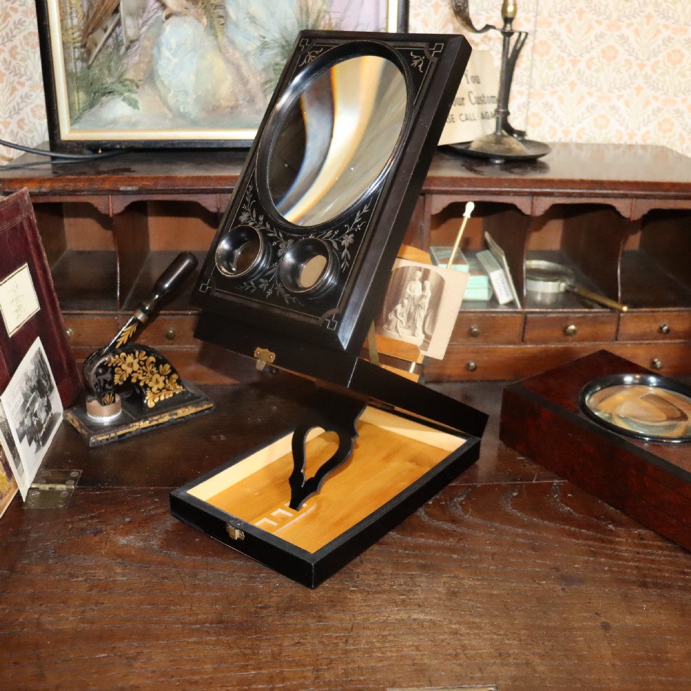 A Victorian Graphoscope or Magnifying device View III