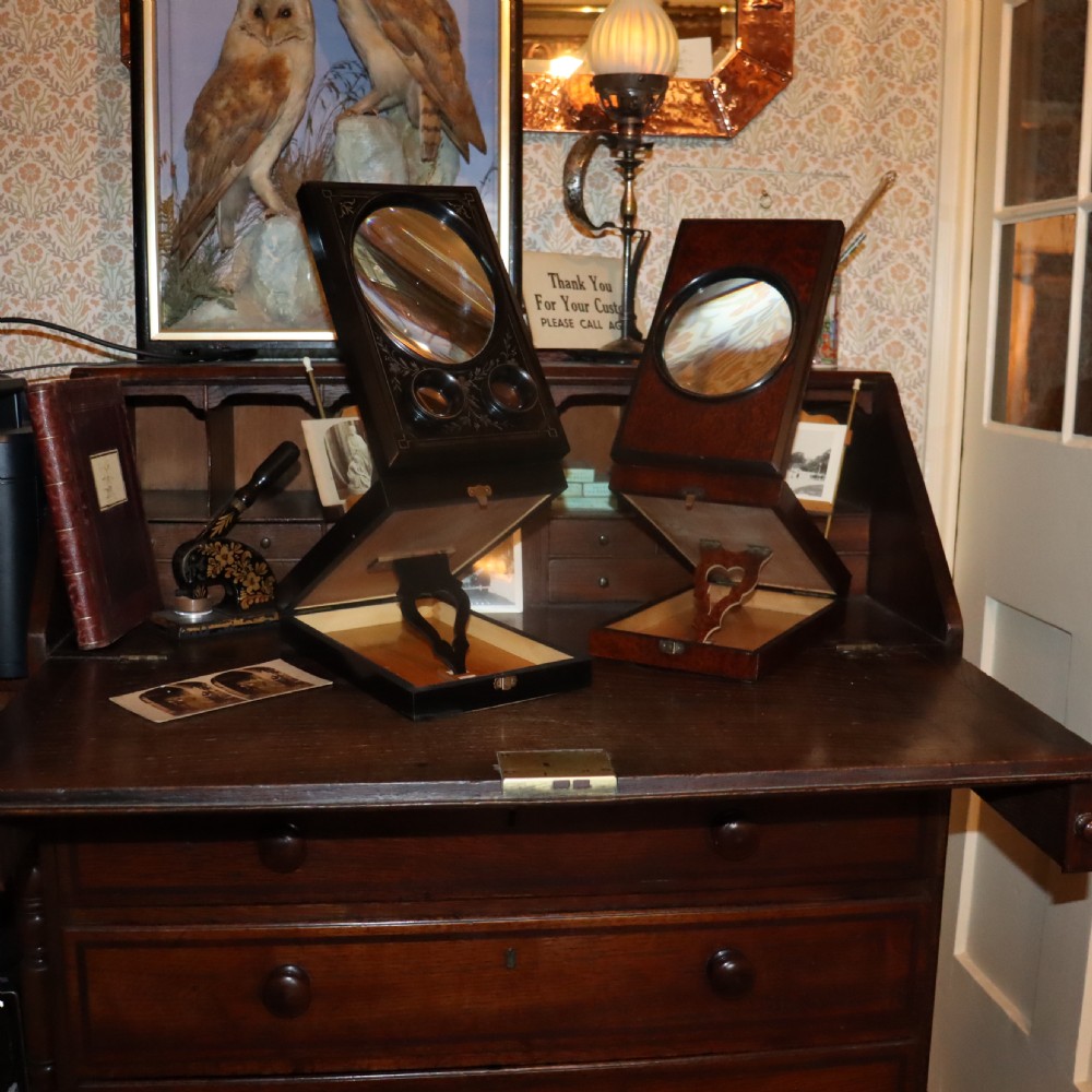 A Victorian Graphoscope or Magnifying device View V
