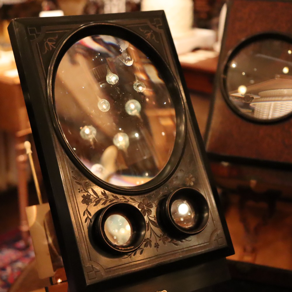 A Victorian Graphoscope or Magnifying device View VII