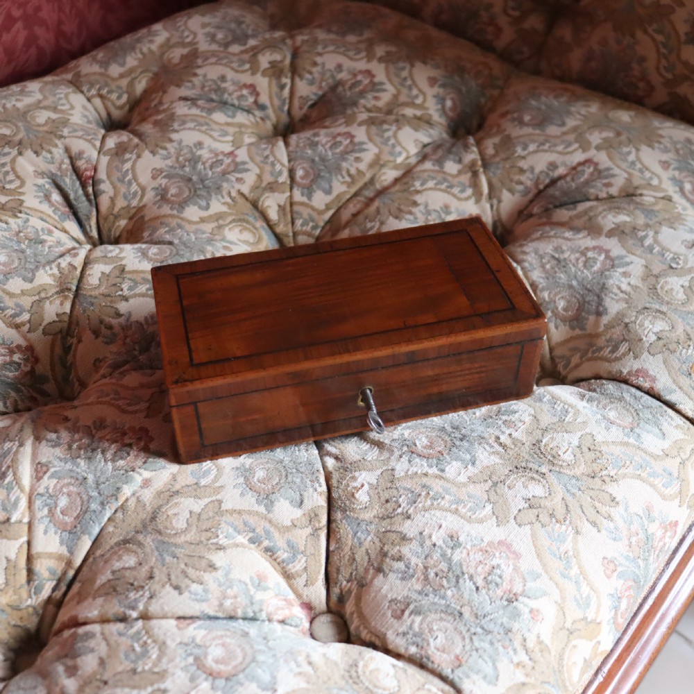 Regency Mahogany trinket box  View IV