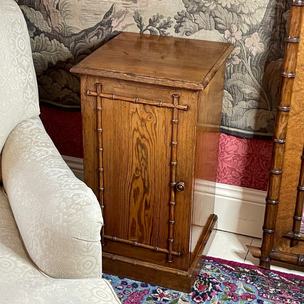 A VICTORIAN HOWARD & SONS PINE PEDESTAL CUPBOARD View III