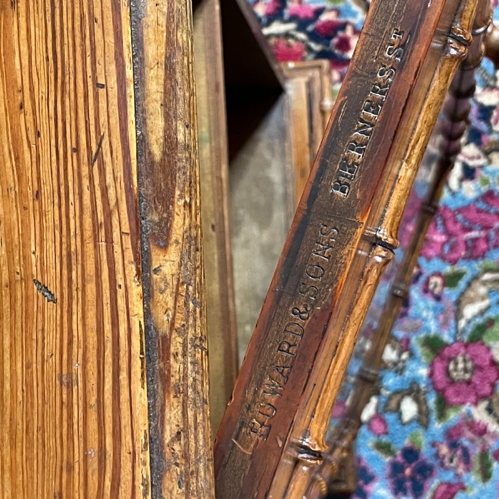 A VICTORIAN HOWARD & SONS PINE PEDESTAL CUPBOARD View IV