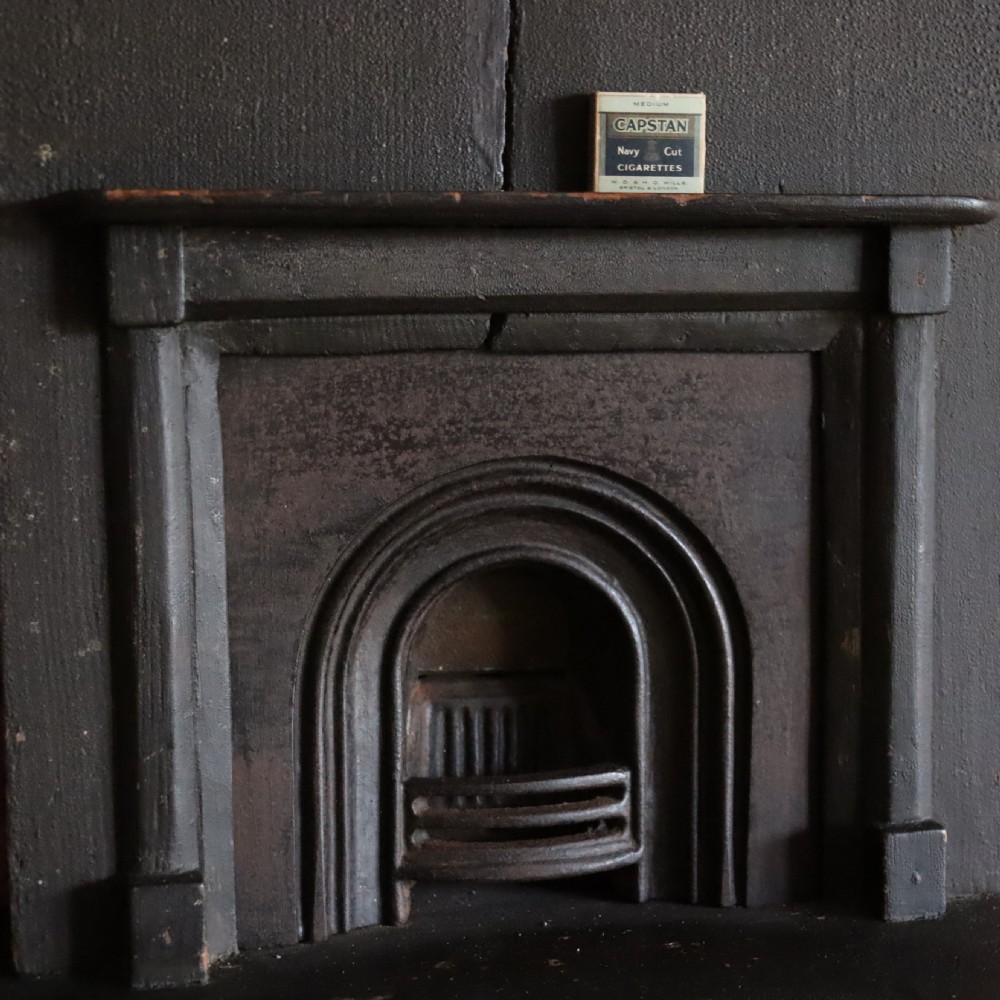 A Victorian salesman’s miniature sample of a cast iron fireplace View II