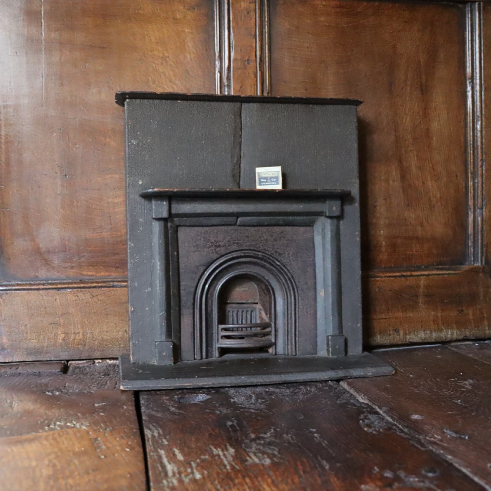 A Victorian salesman’s miniature sample of a cast iron fireplace View VII
