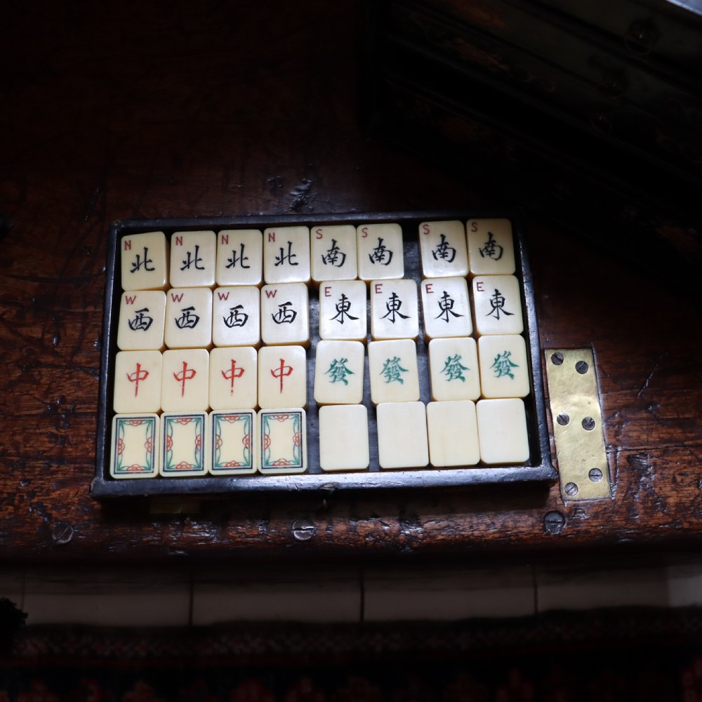 Chinese Mahjong Set. Circa 1900  View IV