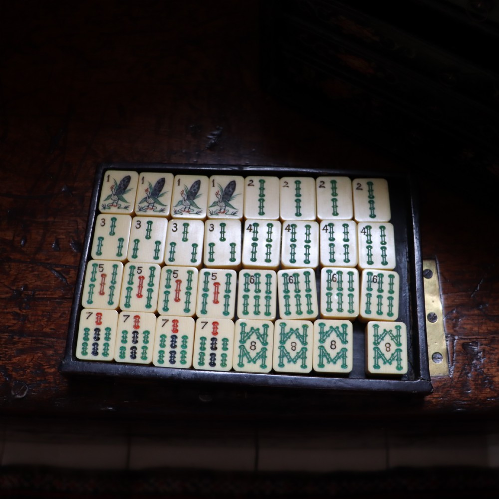 Chinese Mahjong Set. Circa 1900  View VI