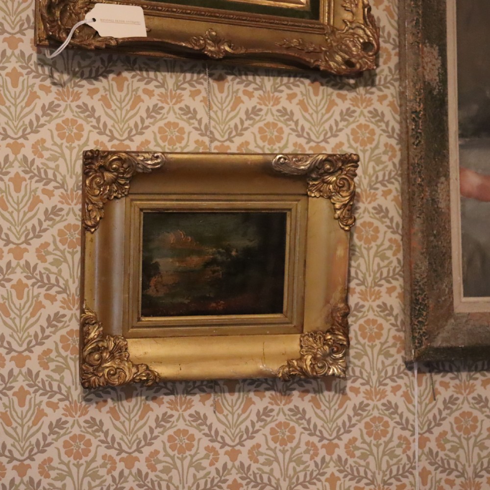 19th Century landscape oil painting by A. B. Johns 