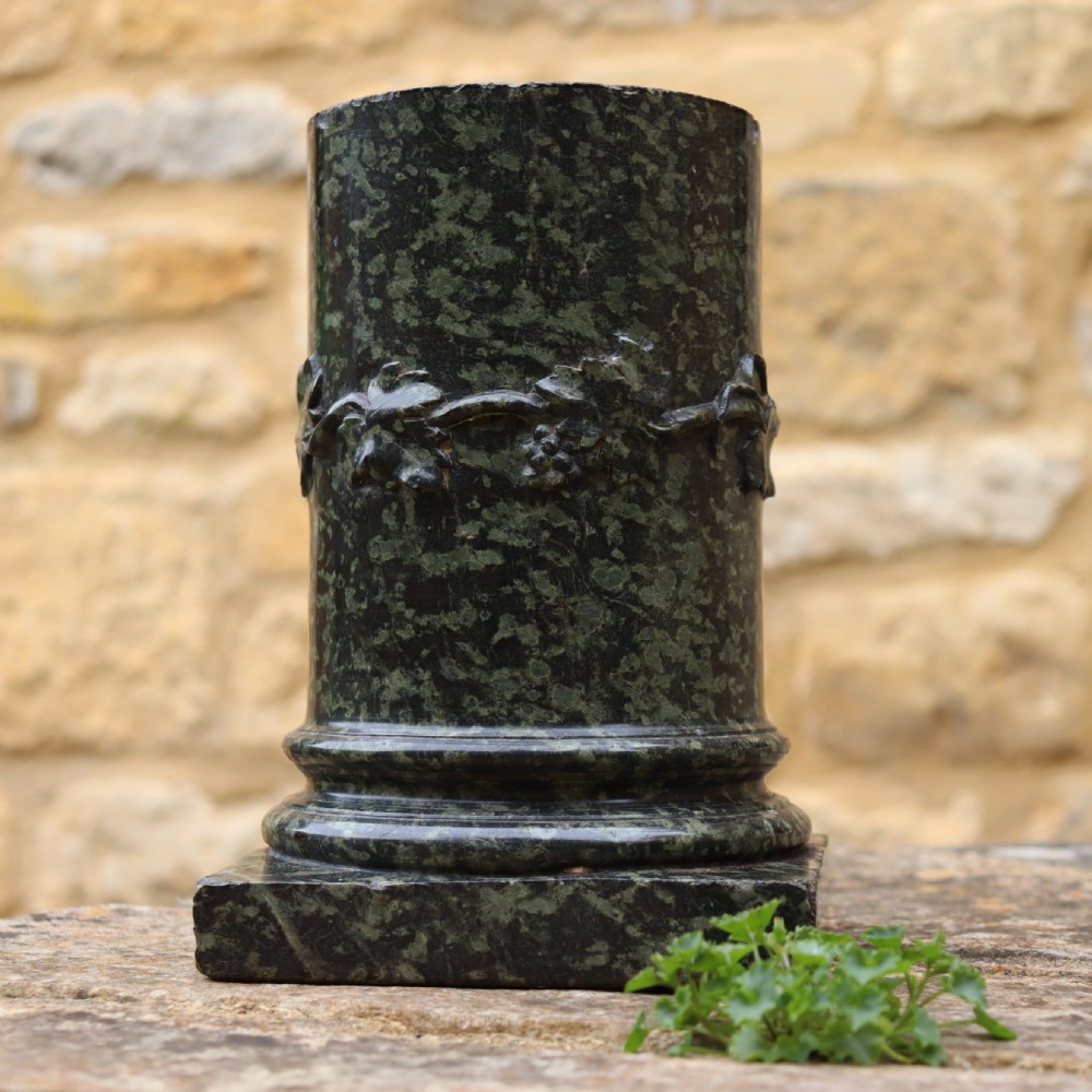 Grand Tour vert de mer marble column 