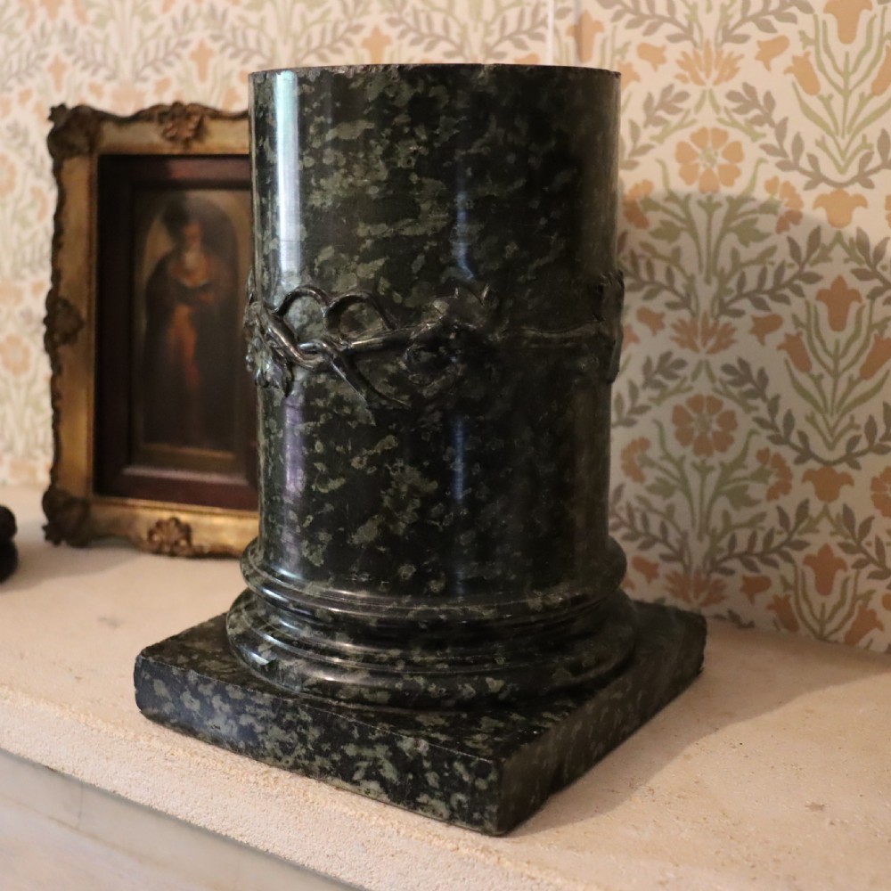 Grand Tour vert de mer marble column  View III