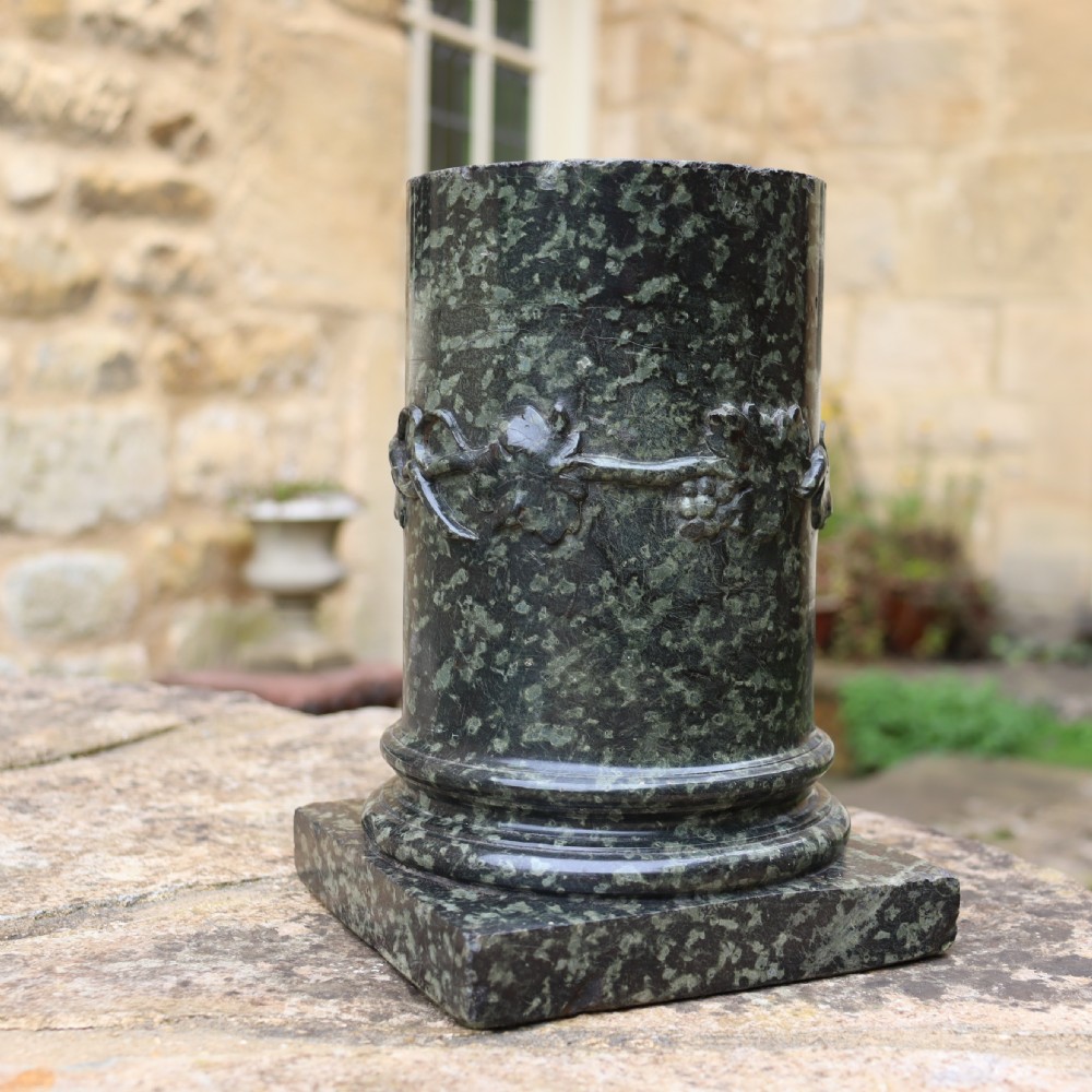 Grand Tour vert de mer marble column  View IX