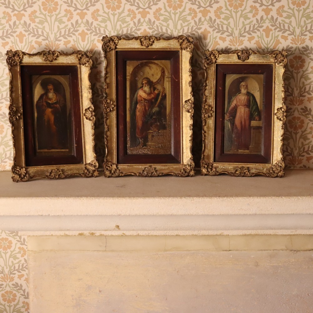Three small English Early19th Century oil paintings 
