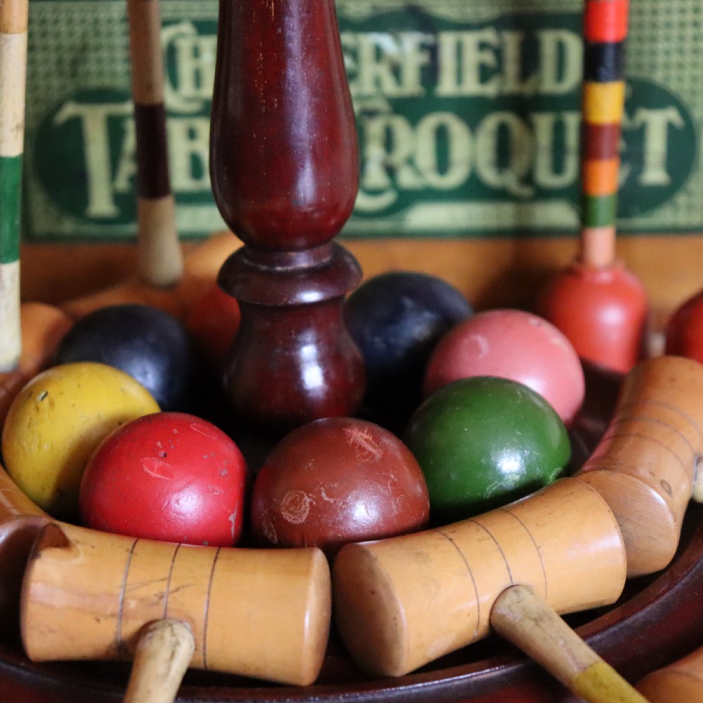 Table croquet set by F H Ayres Ltd London  View IV