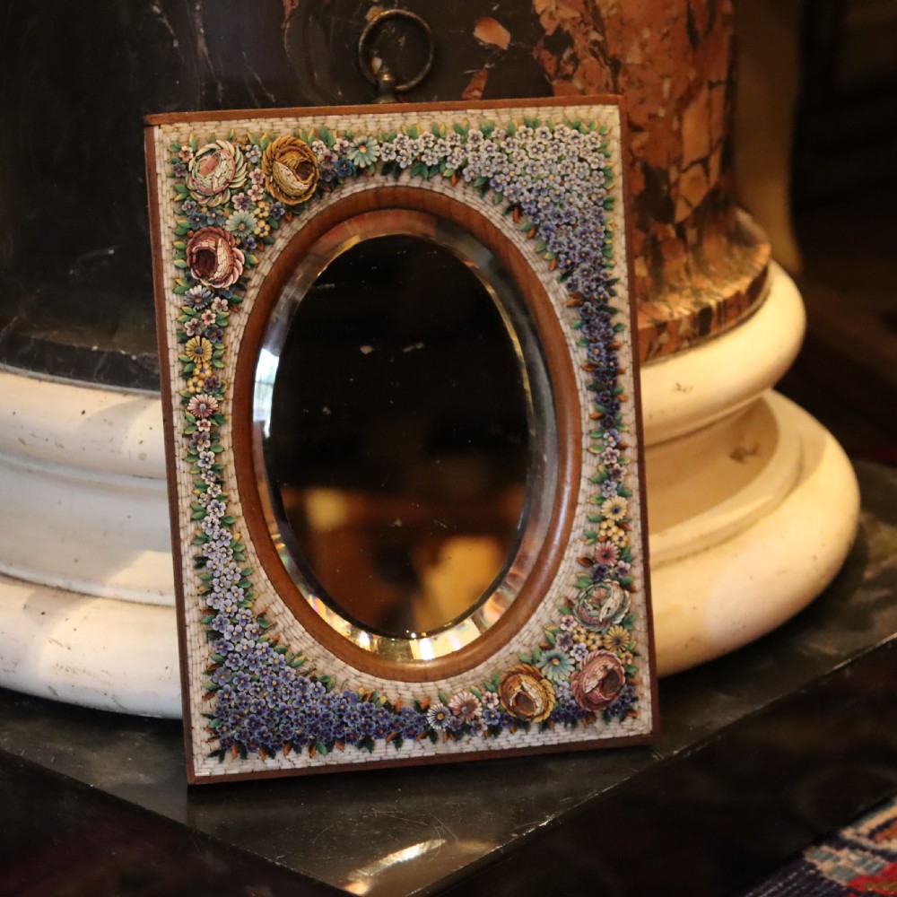 Italian Micro Mosaic mirror Circa 1900