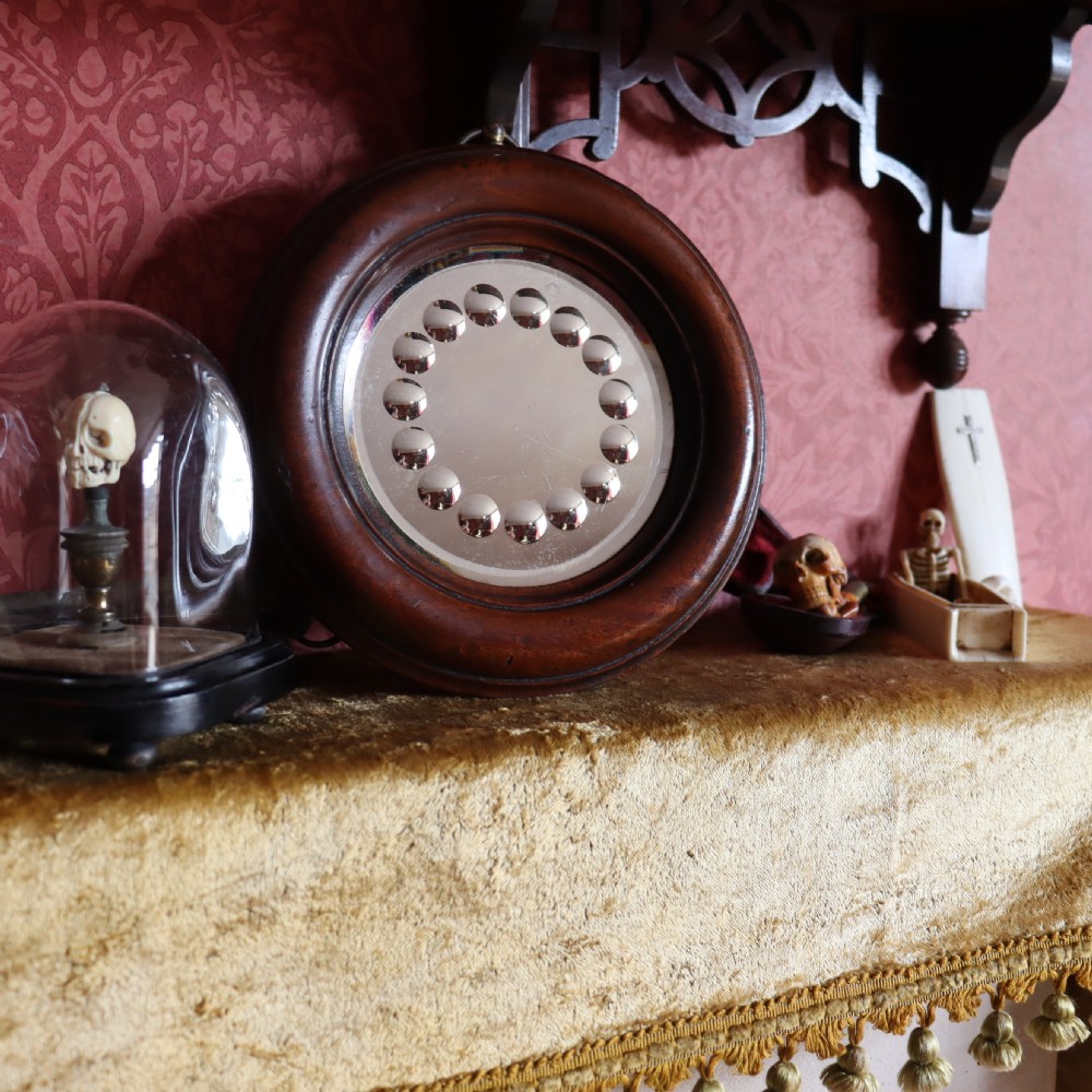 Small Witches or Sorcerers mirror. Circa 1850 View IV
