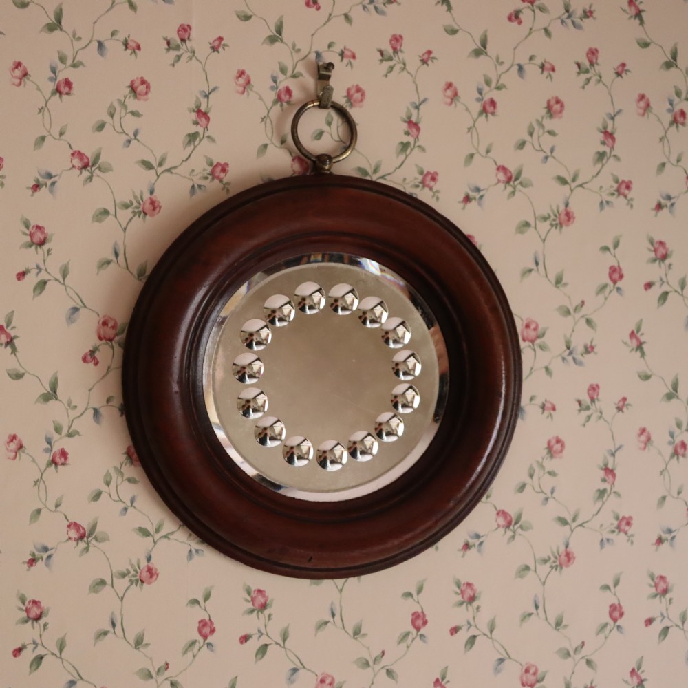 Small Witches or Sorcerers mirror. Circa 1850