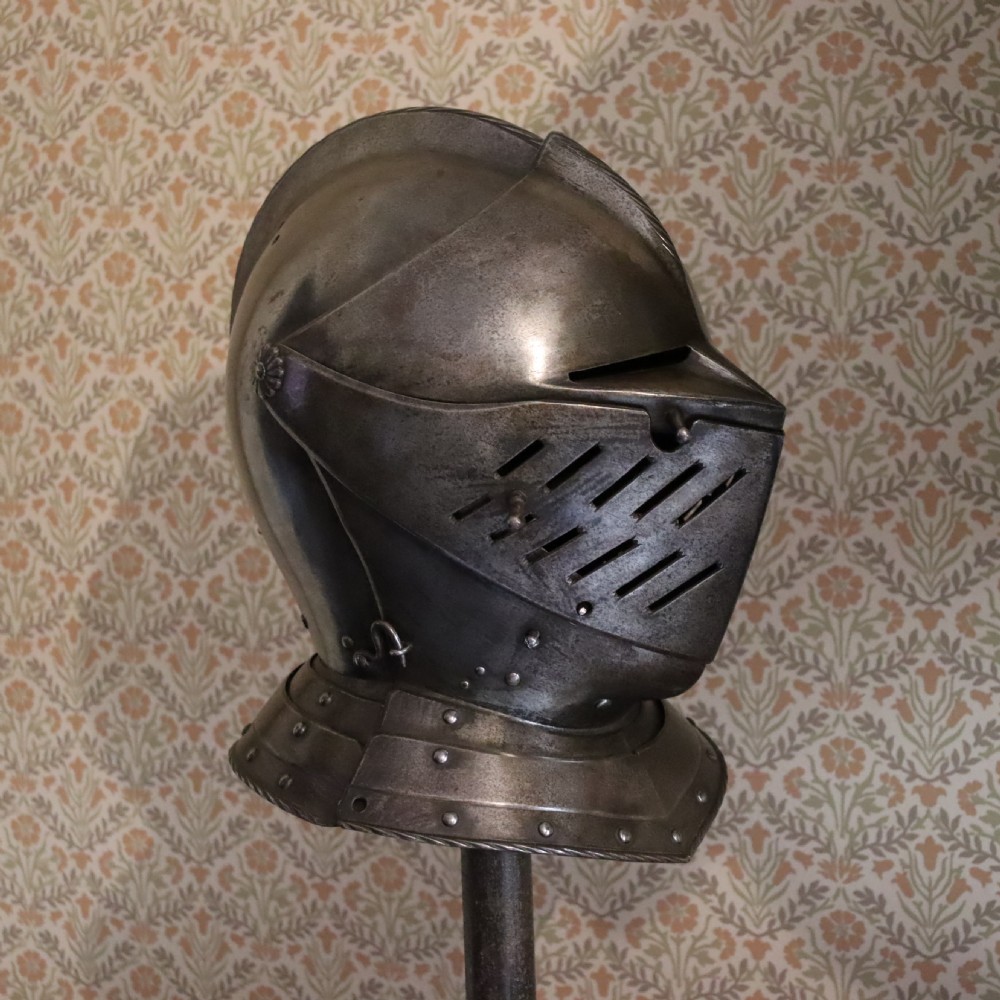 A fine 16th Century Continental close helmet