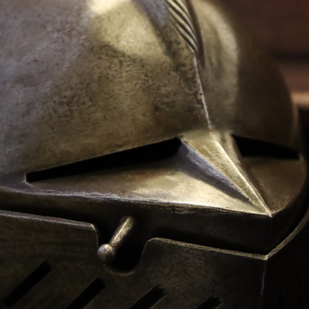 A fine 16th Century Continental close helmet View X