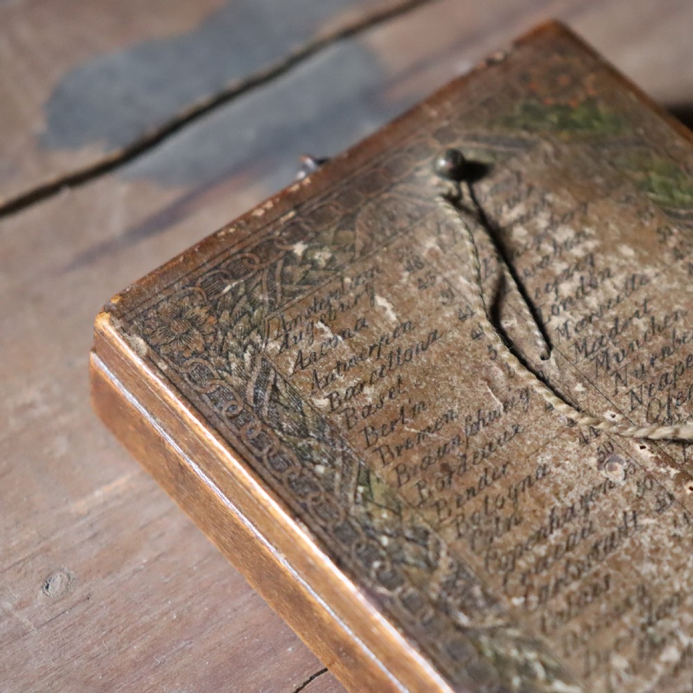 Horology- An 18th Century folding Pocket Sundial and Compass by David Beringer  View II