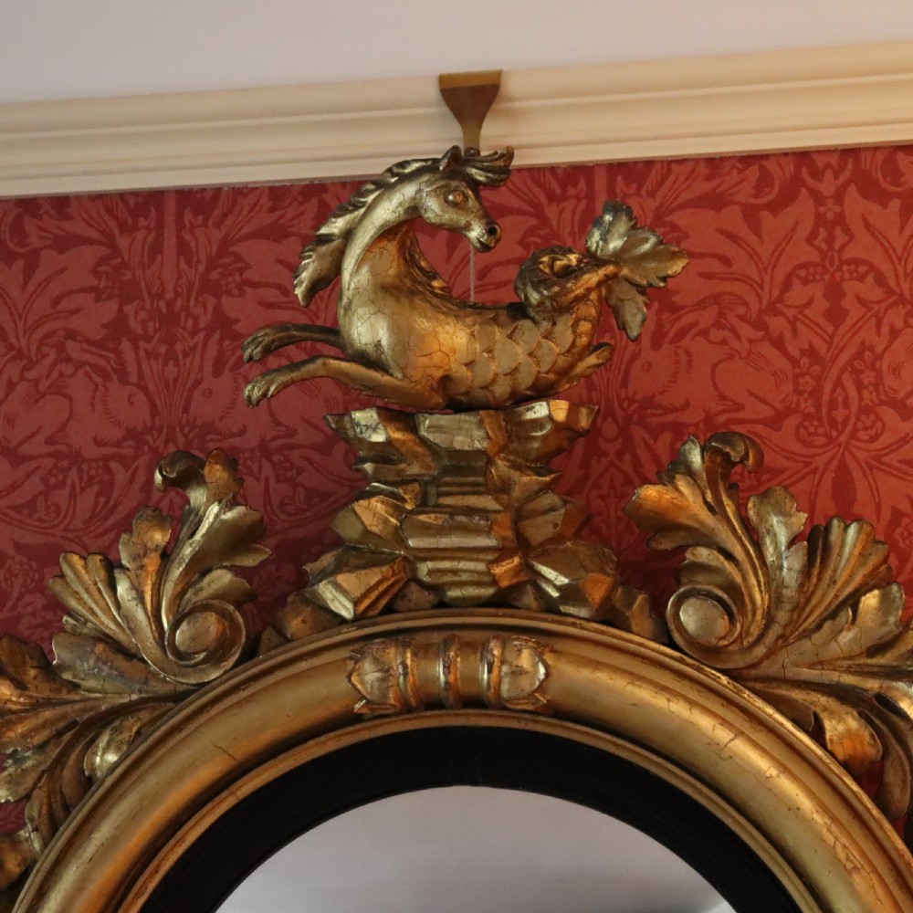 Regency Convex Mirror. Circa 1815 View III