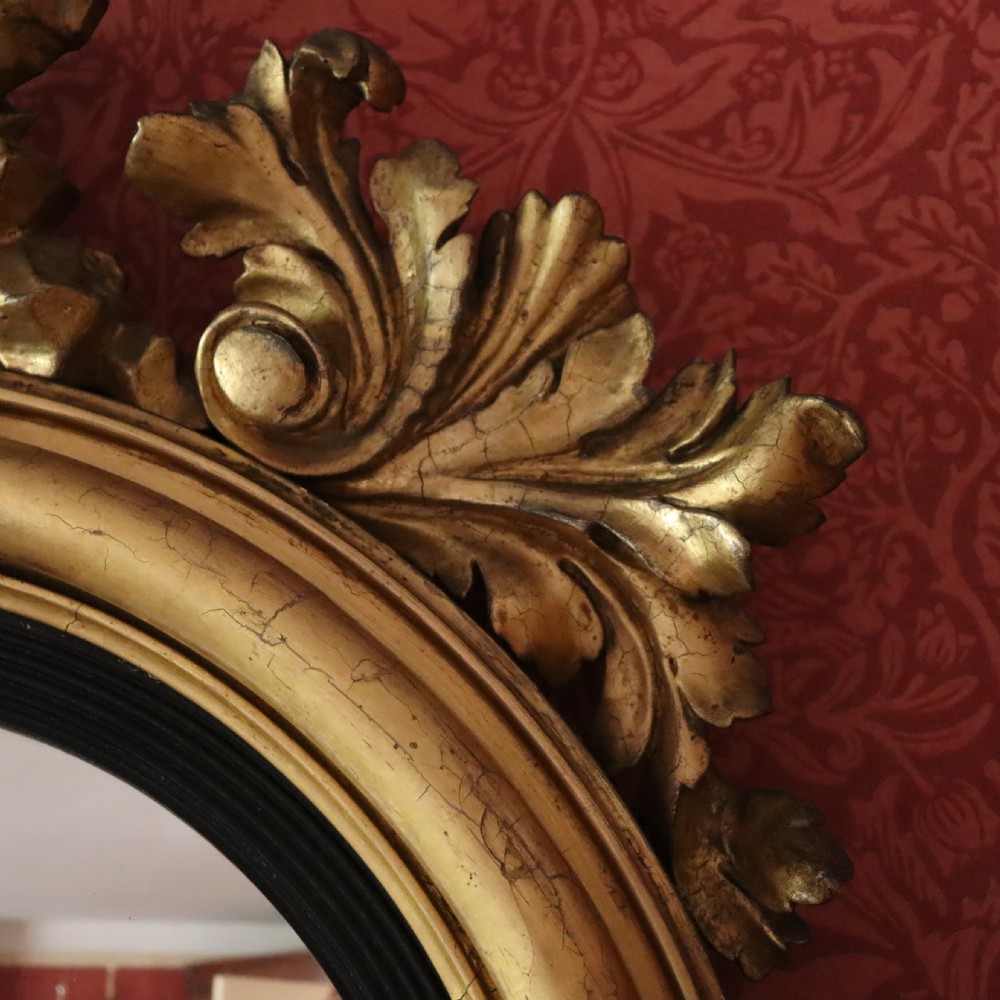 Regency Convex Mirror. Circa 1815 View IV