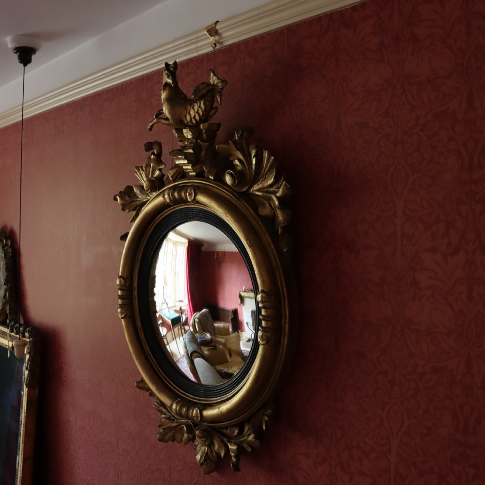 Regency Convex Mirror. Circa 1815 View VI