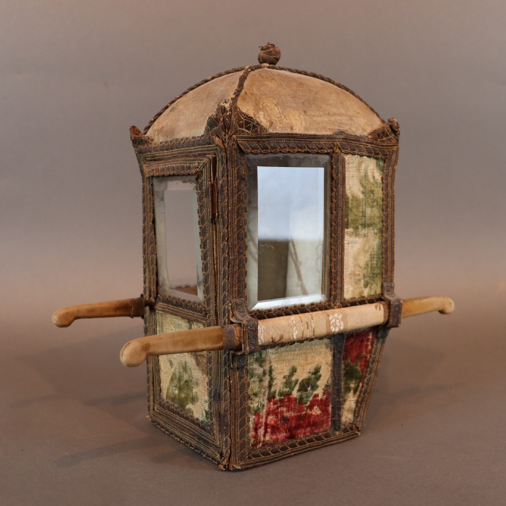 Mid19th Century French Table Top Sedan Chair  View IV