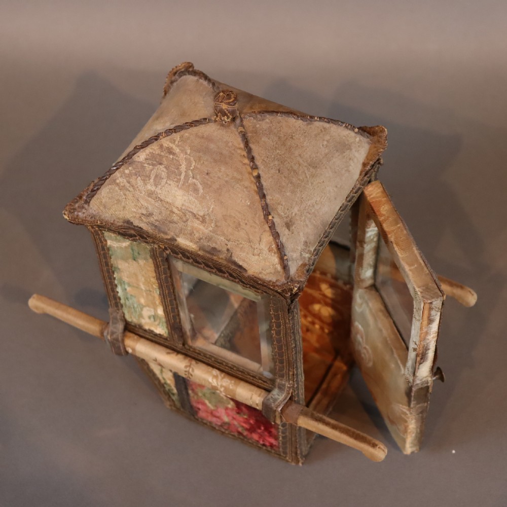 Mid19th Century French Table Top Sedan Chair  View IX