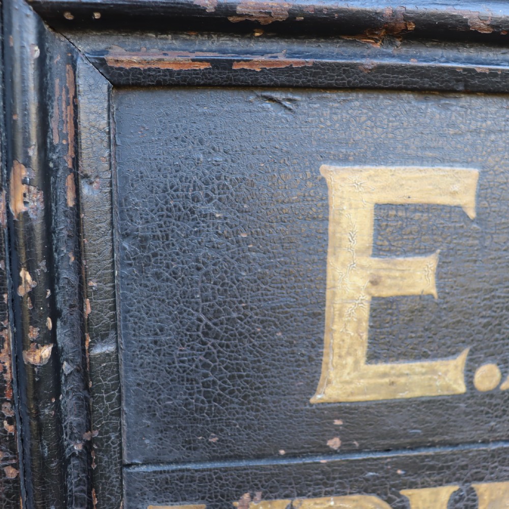 Victorian painted trade sign for E. Fuller upholsterer View VI