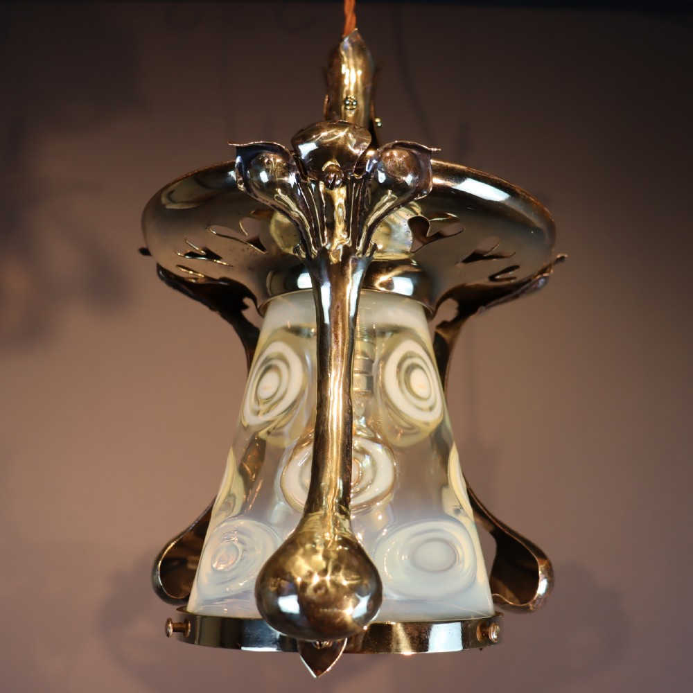 Arts & Crafts ceiling light. Circa 1900 
