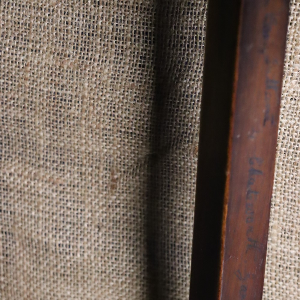 Victorian Campaign chair with possibly some interesting provenance View III