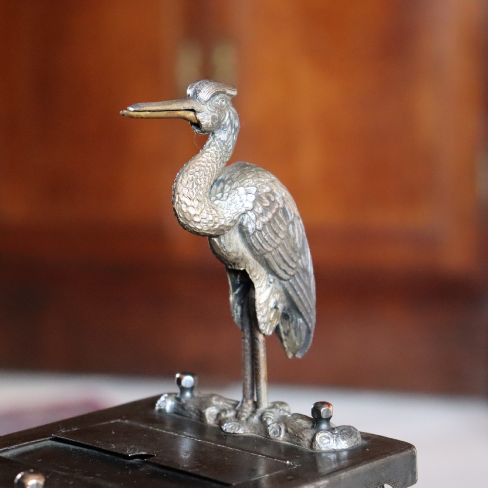 An Arts and Crafts Ruskin set mechanical ‘Stork’ cigarette dispenser View IV