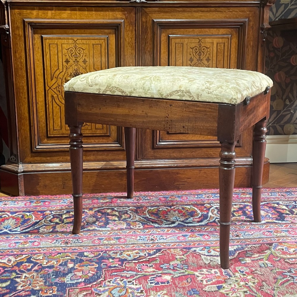 Regency Mahogany Metamorphic Library Steps/Stool by Gillows Circa 1820 View VIII