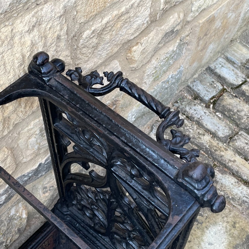 Cast Iron Victorian Gothic Stick Stand View II