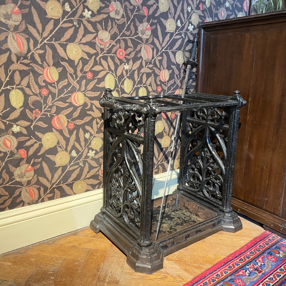 Cast Iron Victorian Gothic Stick Stand View IV