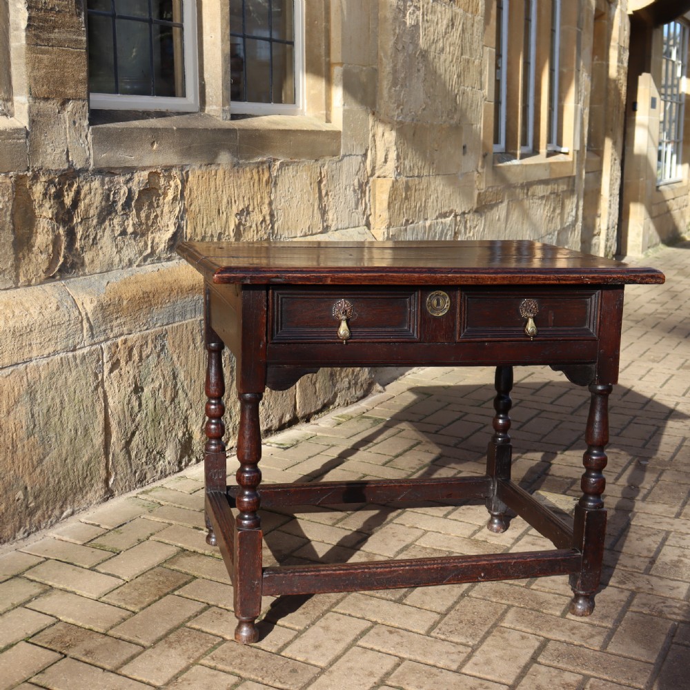 Late 17th Century Oak side table