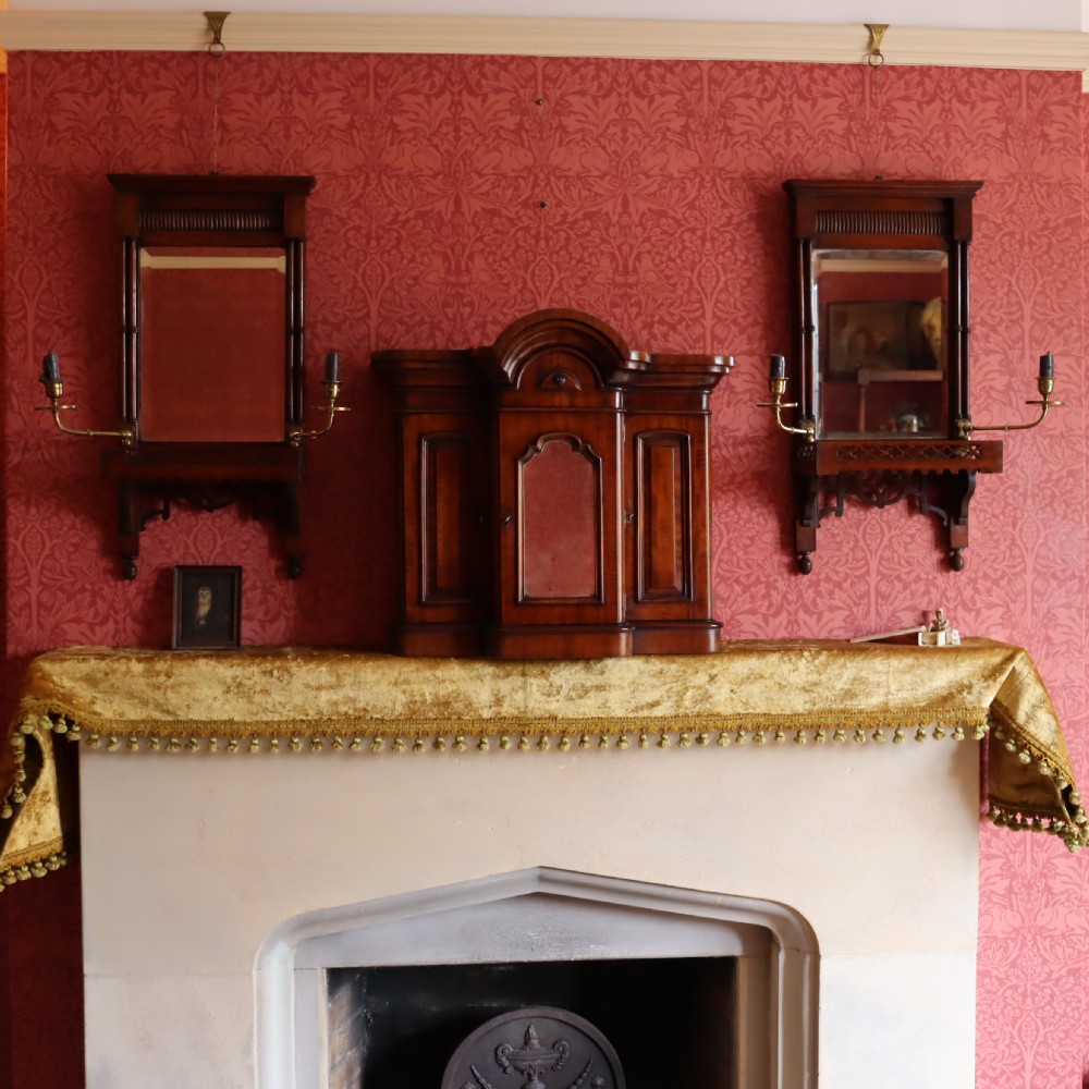 Victorian Apprentice/Miniature Mahogany breakfront wardrobe  View V