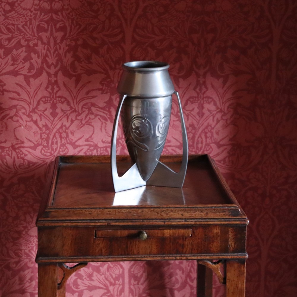 Archibold Knox for Liberty & Co Tudric Pewter Bullet Vase View V