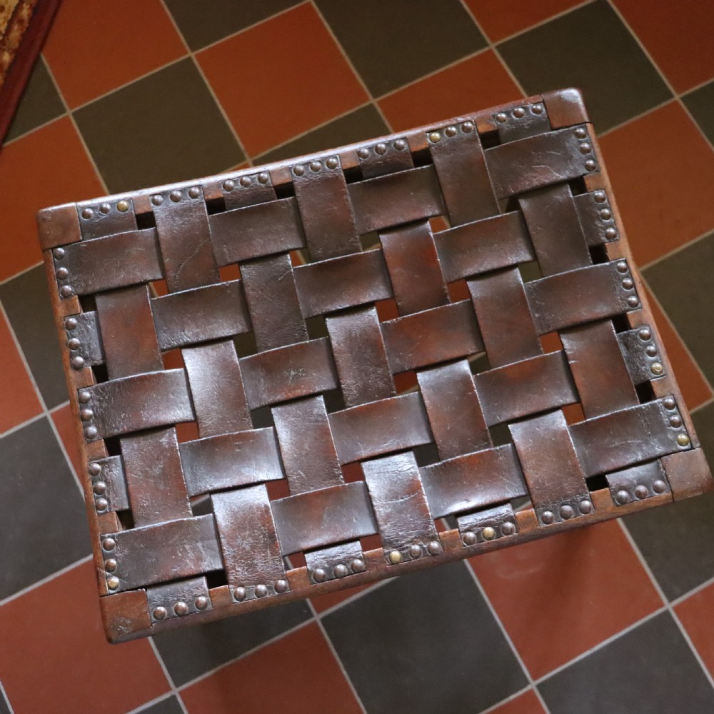 An Arts and Crafts stool by Arthur W Simpson of Kendal  View IV