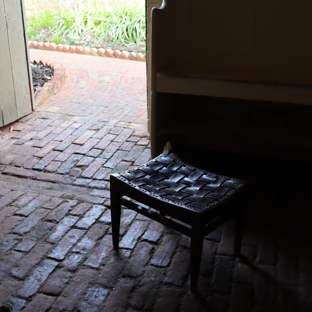 An Arts and Crafts stool by Arthur W Simpson of Kendal  View VIII