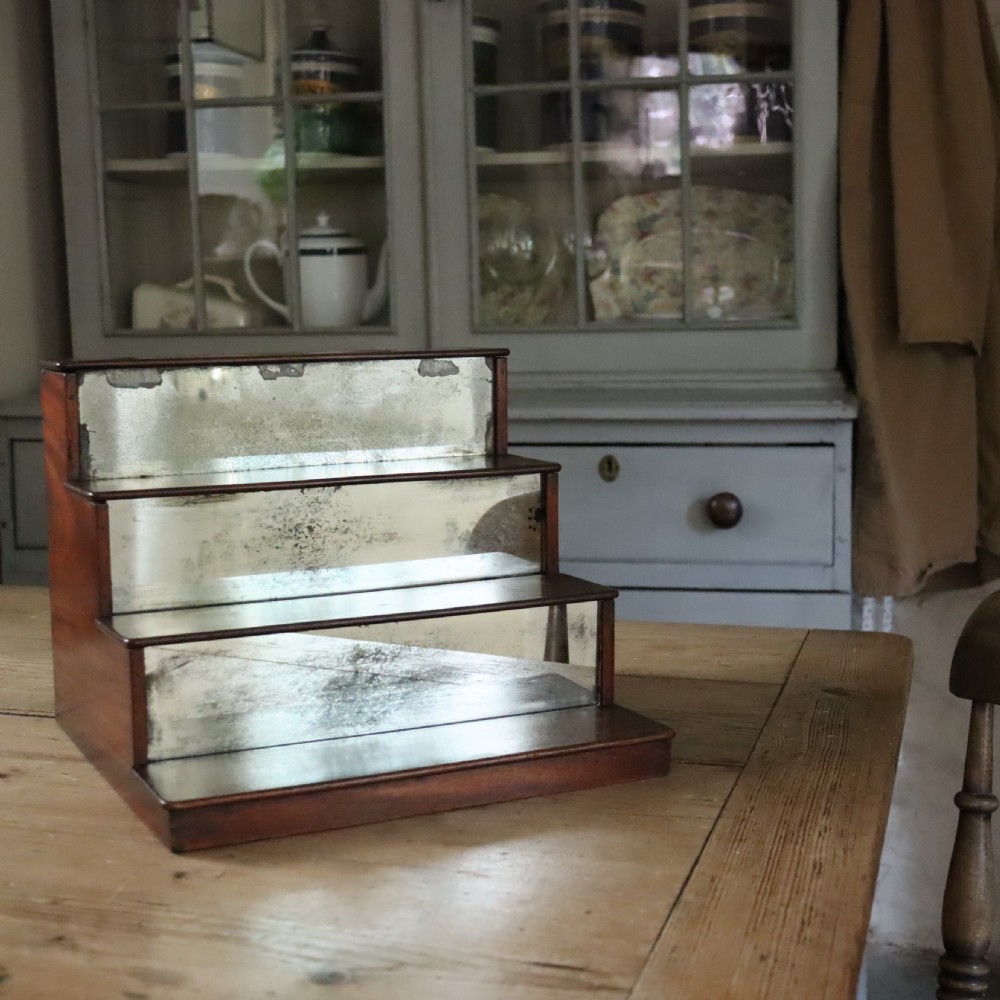 Victorian mirrored shop display stand  View III