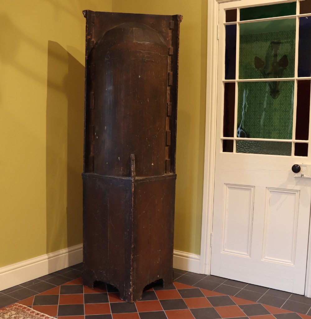 Red Japanned standing corner cupboard. Circa 1900 View XI
