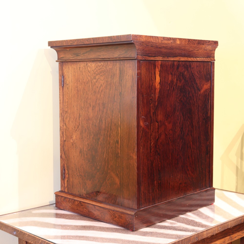 A fine William IV rosewood specimen collectors cabinet View VI