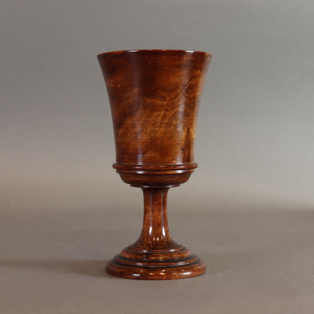 Treen - A George III pedestal goblet