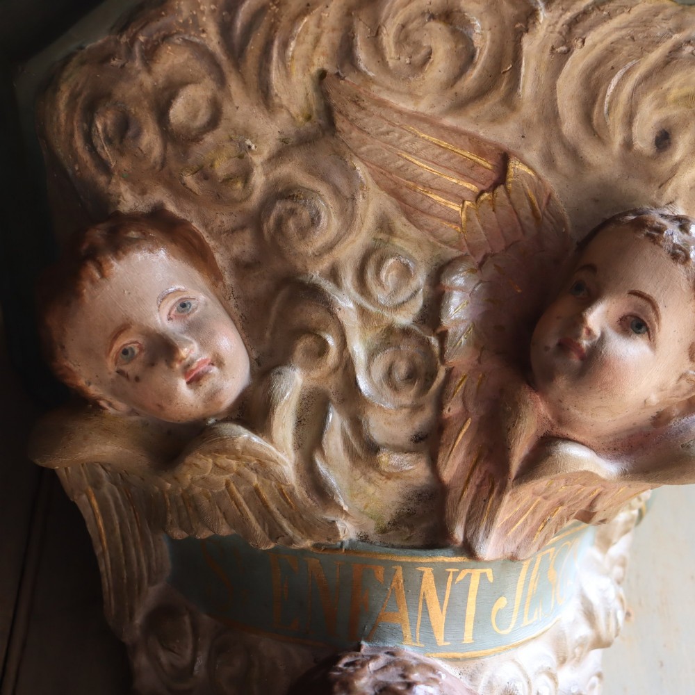 Large 19th Century French plaster Corbel or Wall Bracket View VI