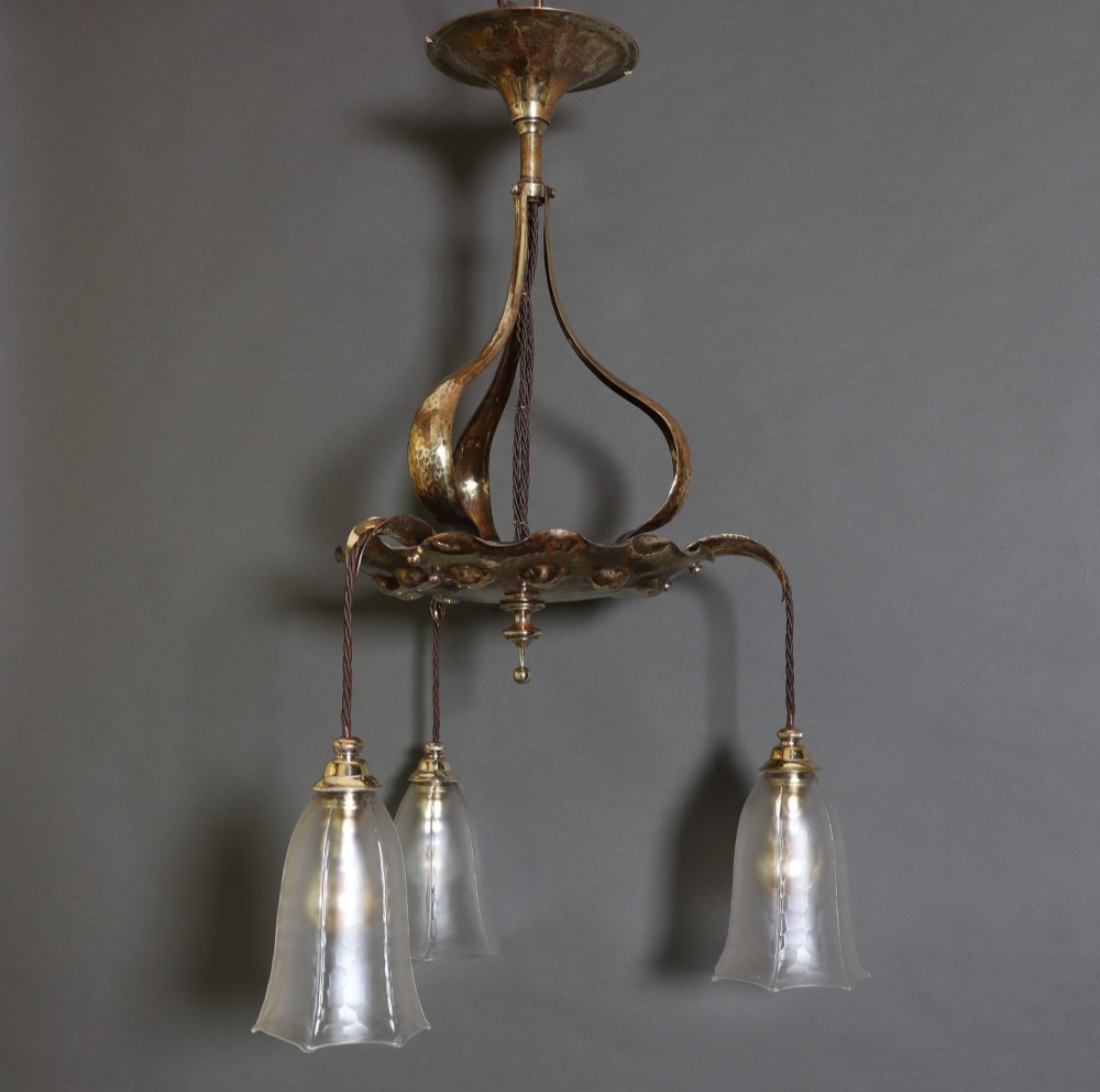 Arts & Crafts ceiling light with a great provenance