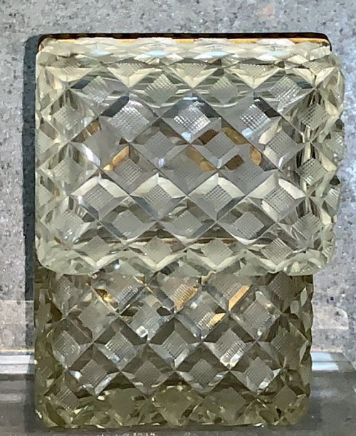 A FINE BACCARAT GLASS CASKET BOX ANTIQUE BRONZE MOUNTED - ADDITIONAL PHOTO 12