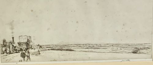 JAMES MCBEY SCOTTISH 18831959 ETCHING TITLED BUCHAN - ADDITIONAL PHOTO 3