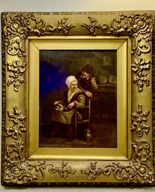 a dutch school antique painting circa 19th century - CATEGORY: ANTIQUE ART - DATED 19TH CENTURY